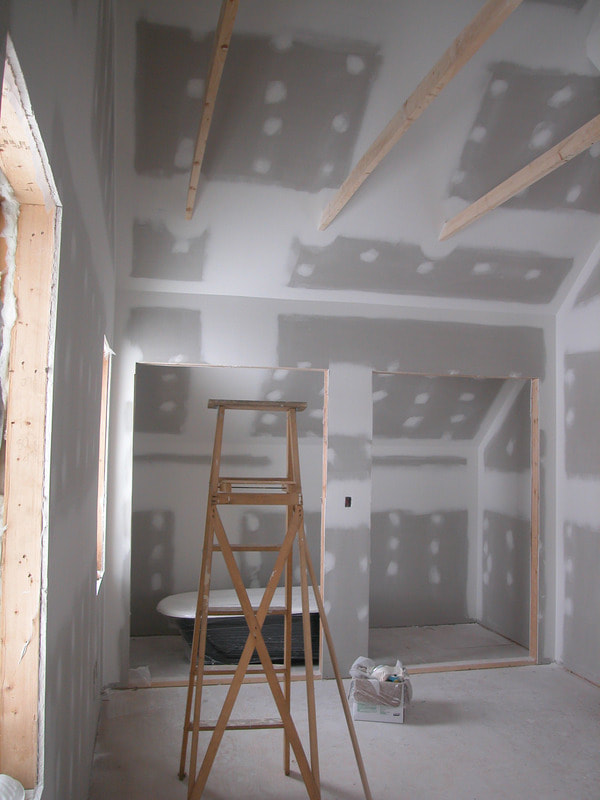 Recently finished drywall service